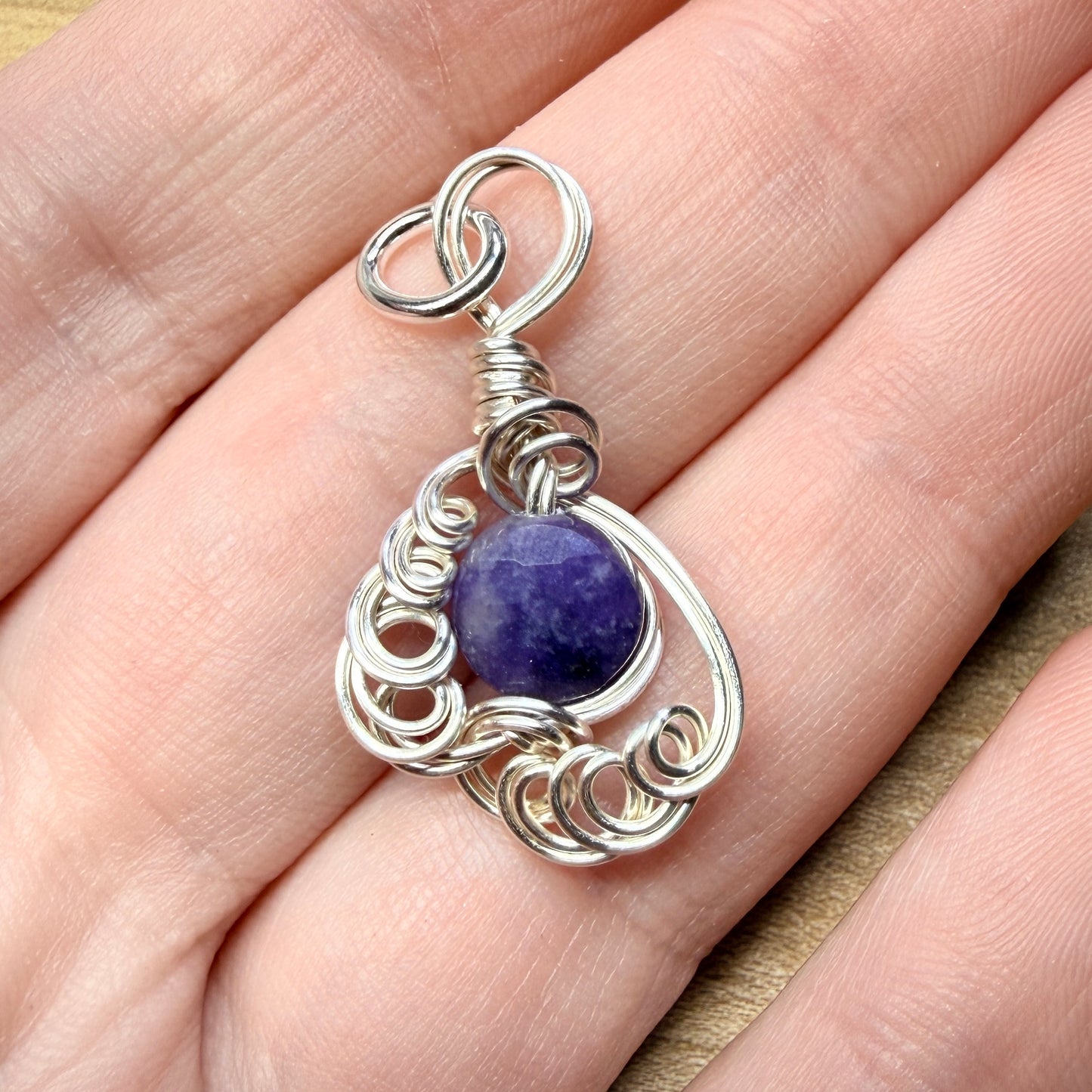 Magpie Rummage Sale - lepidolite pendant