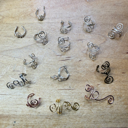 Magpie Rummage Sale - bag of earcuffs