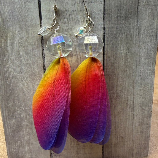 Magpie Rummage Sale - sunset wings earrings