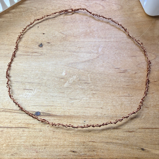 Magpie Rummage Sale - 20” antiqued copper neckvine