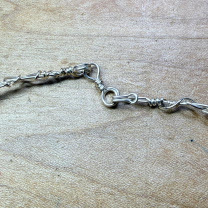 Magpie Rummage Sale - 14” bright silver neckvine