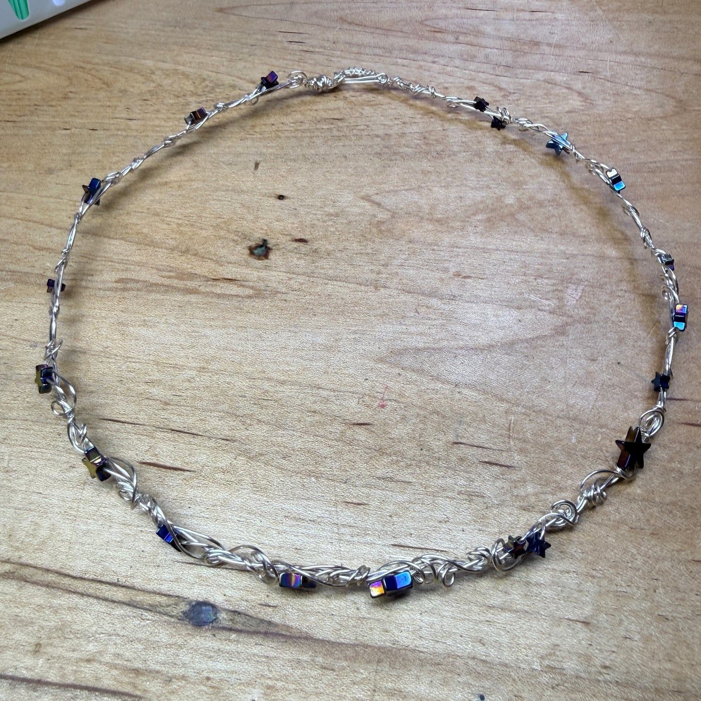 Magpie Rummage Sale - 17” hematite star necklace
