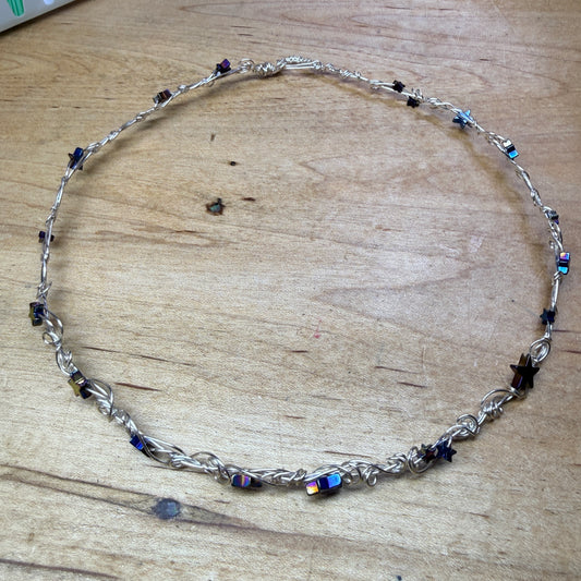 Magpie Rummage Sale - 17” hematite star necklace