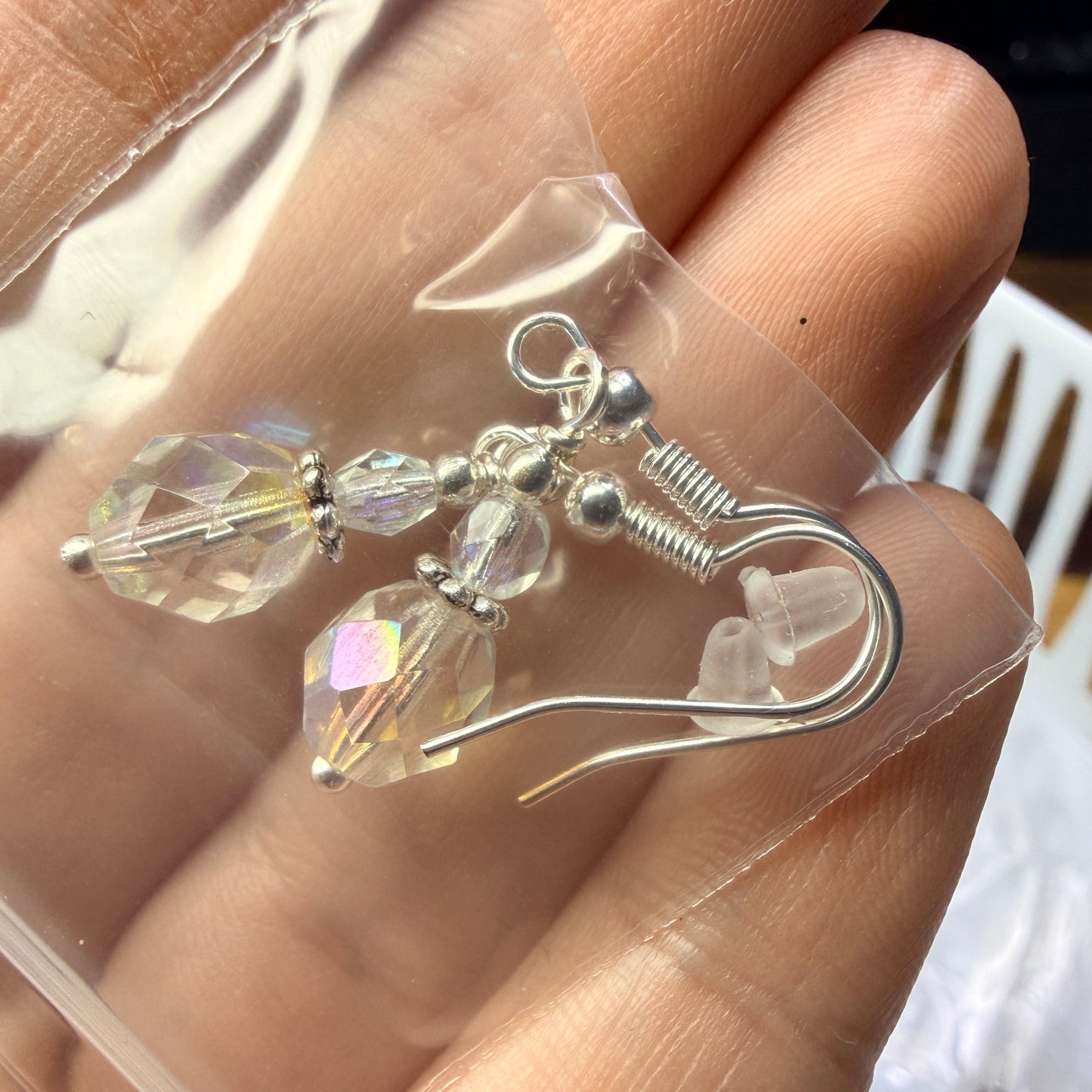 Magpie Rummage Sale - clear vintage glass
