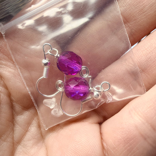 Magpie Rummage Sale - bright pink glass
