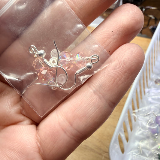 Magpie Rummage Sale - sparkly pink glass