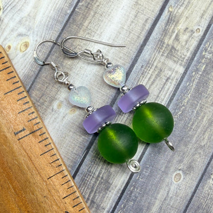 Mermaid Summer - genderqueer earrings