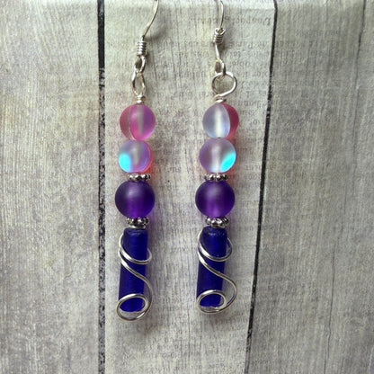 Mermaid Summer - bi earrings