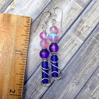 Mermaid Summer - bi earrings