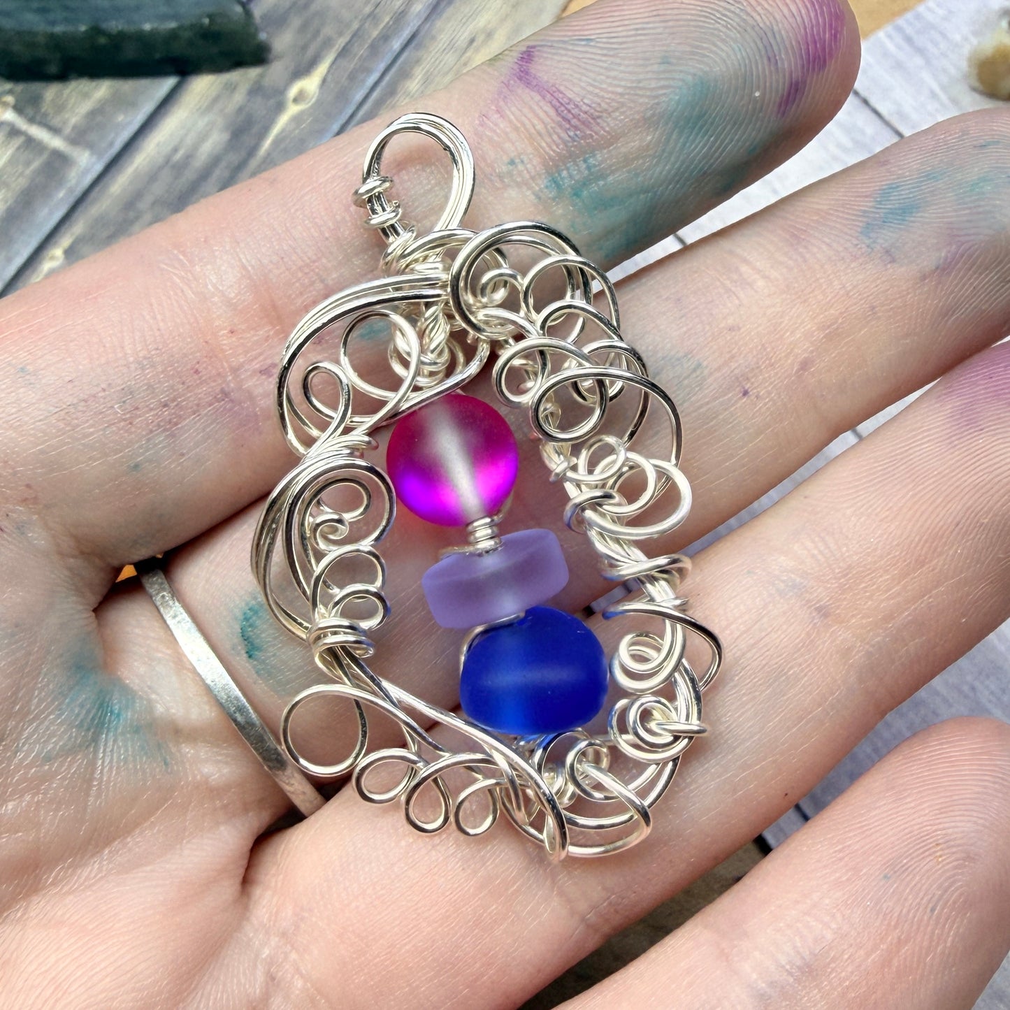 Mermaid Summer - bi pendant