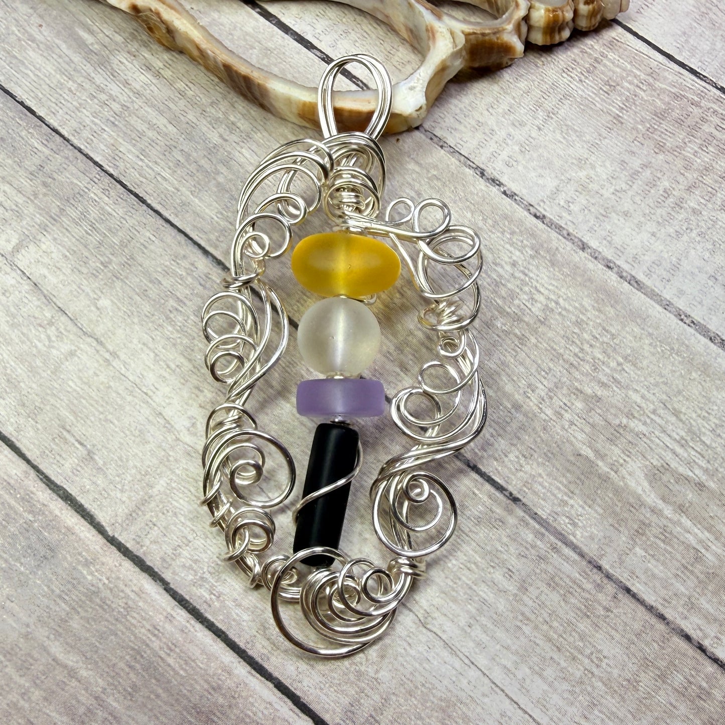 Mermaid Summer - nonbinary pendant