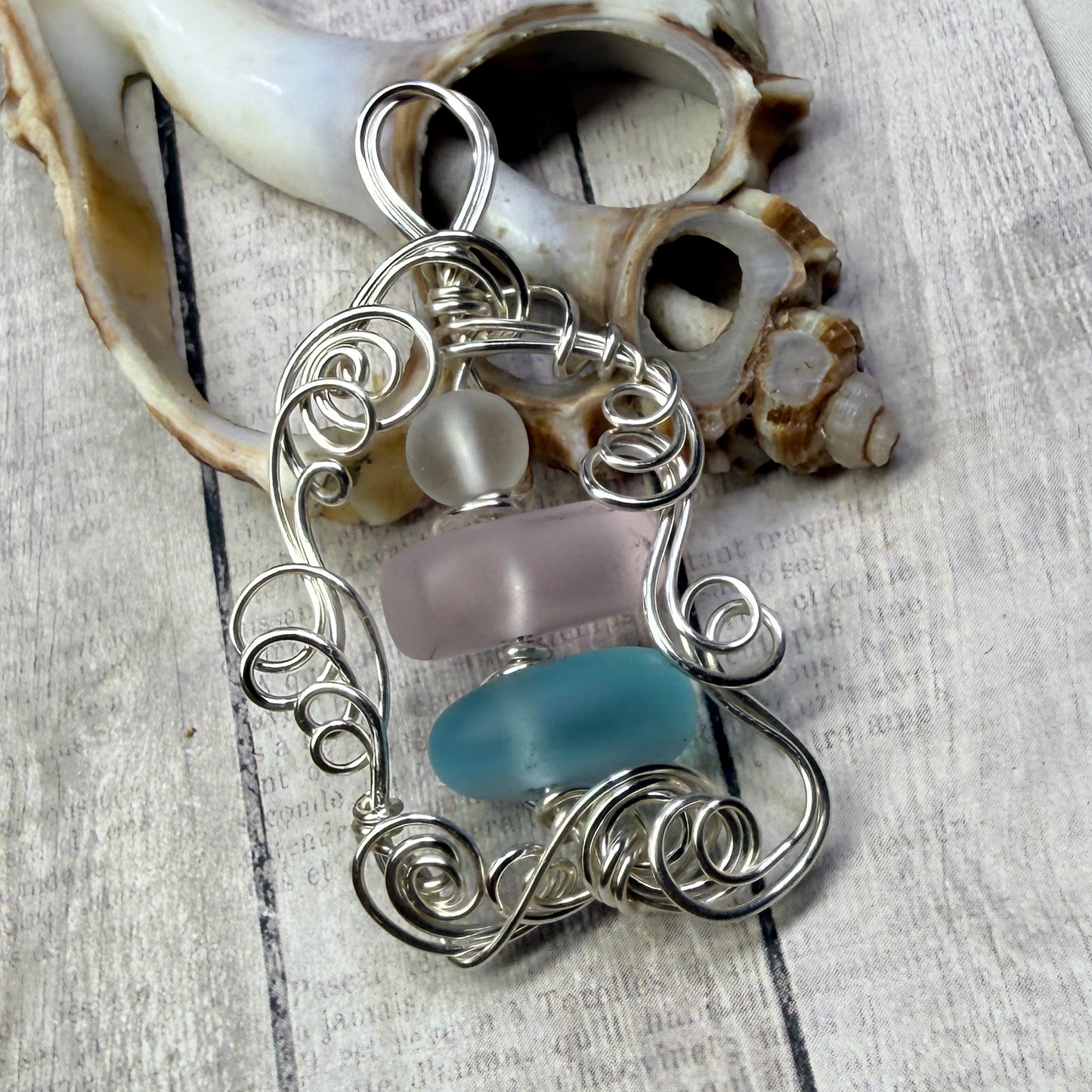 Mermaid Summer - trans pendant