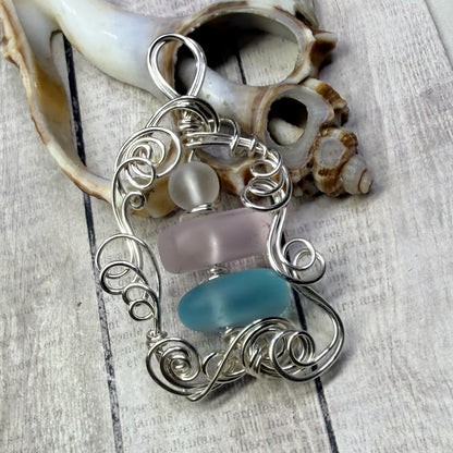 Mermaid Summer - trans pendant