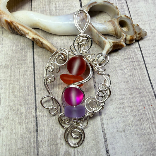 Mermaid Summer - lesbian(ish) pendant
