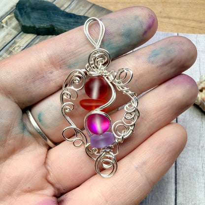 Mermaid Summer - lesbian(ish) pendant
