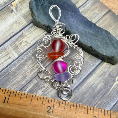 Mermaid Summer - lesbian(ish) pendant
