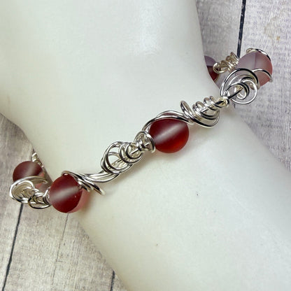 Mermaid Summer - red glow bracelet