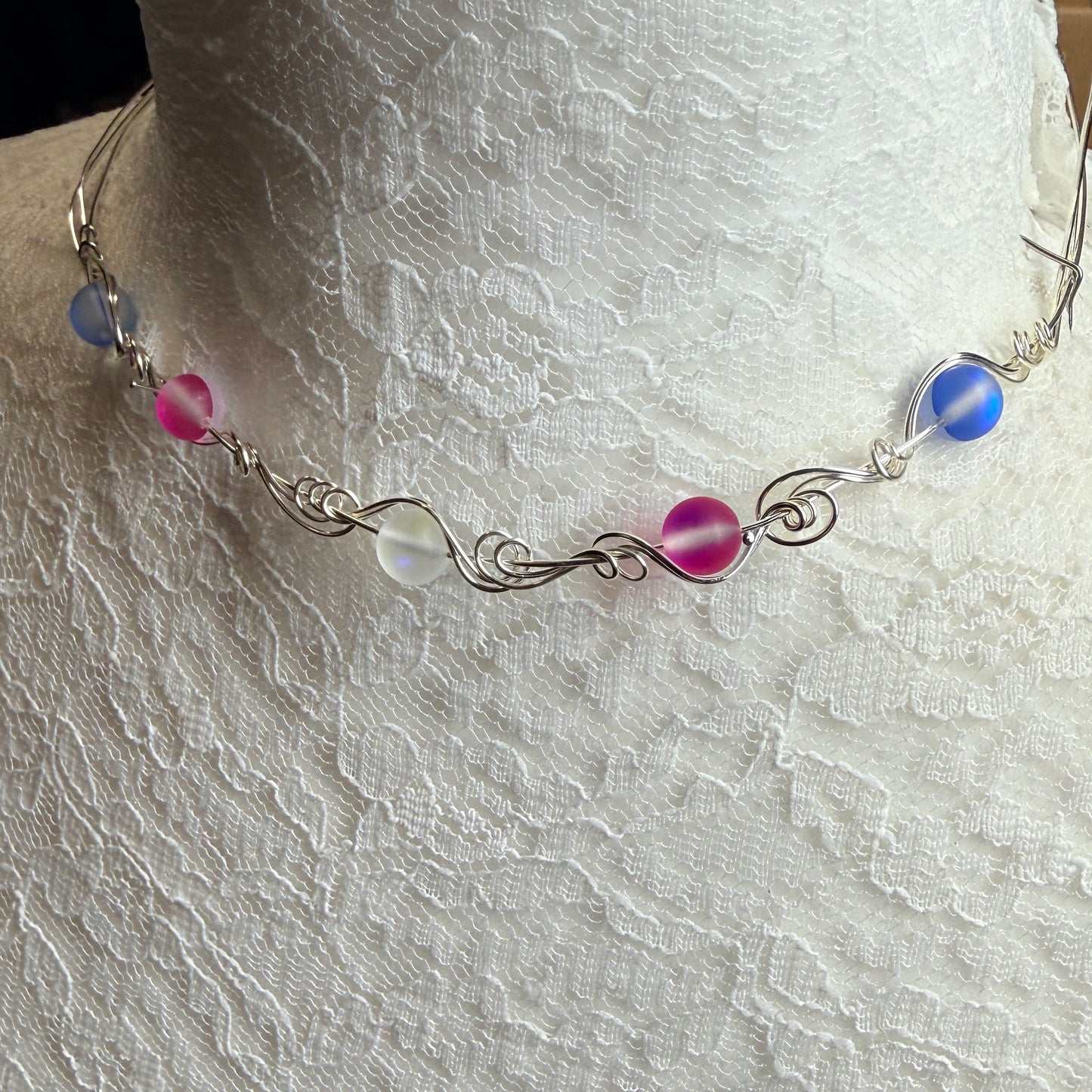 Mermaid Summer - trans necklace