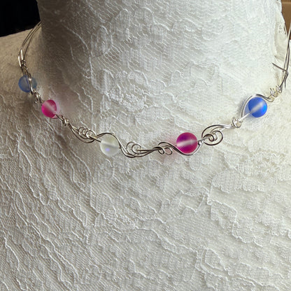 Mermaid Summer - trans necklace