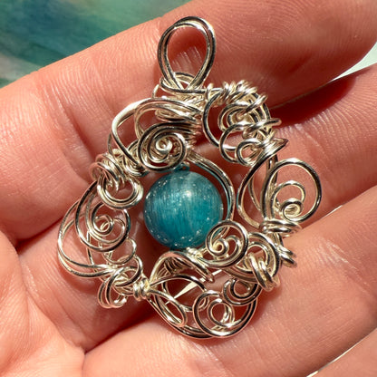 Stillness In The Storm: apatite bracelet