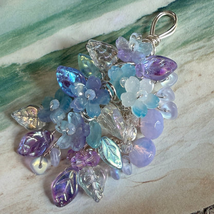 on the turning tide -  mermaid garden pendant