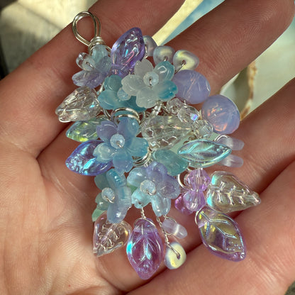 on the turning tide -  mermaid garden pendant