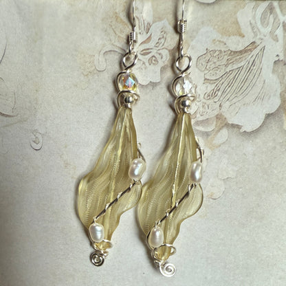 on the turning tide - kelp earrings