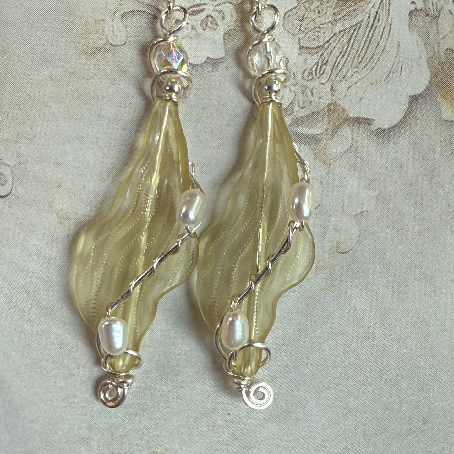 on the turning tide - kelp earrings