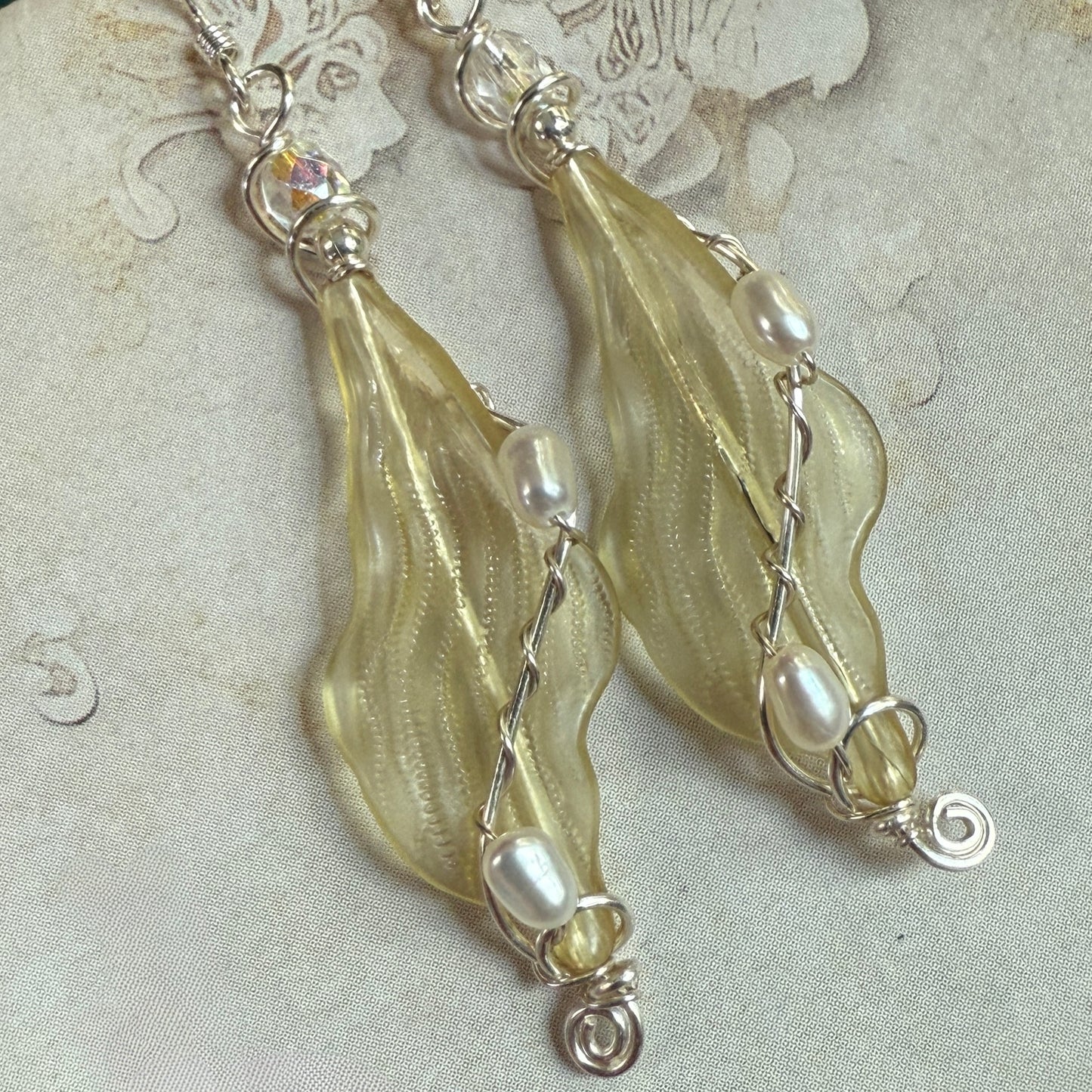 on the turning tide - kelp earrings