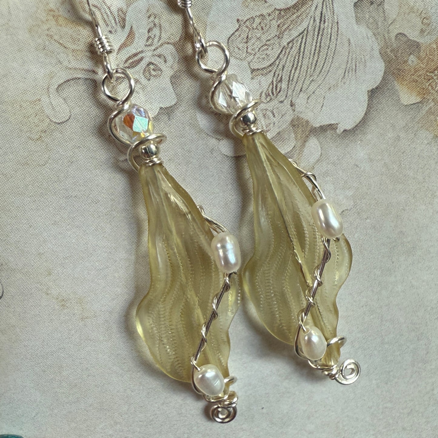 on the turning tide - kelp earrings