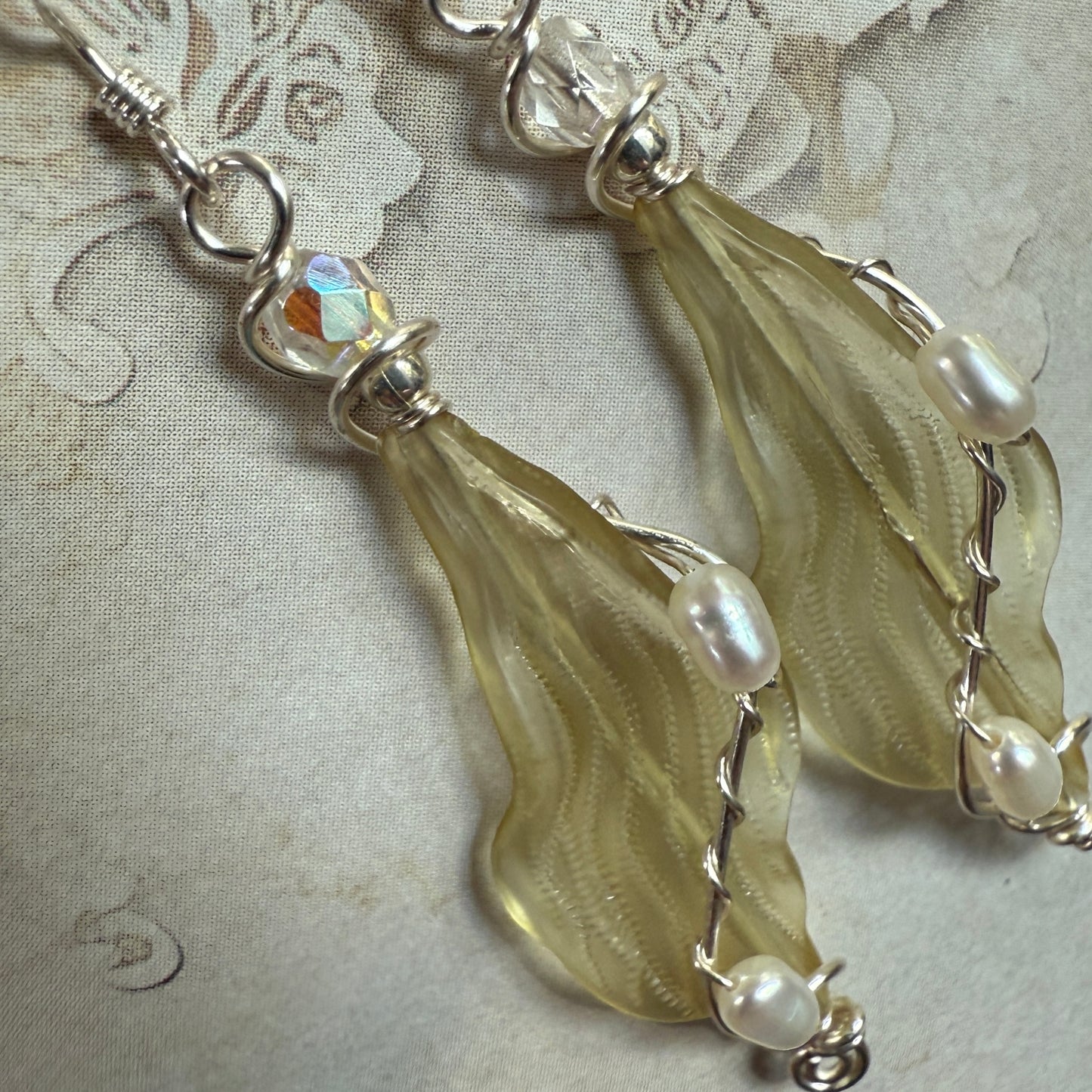 on the turning tide - kelp earrings