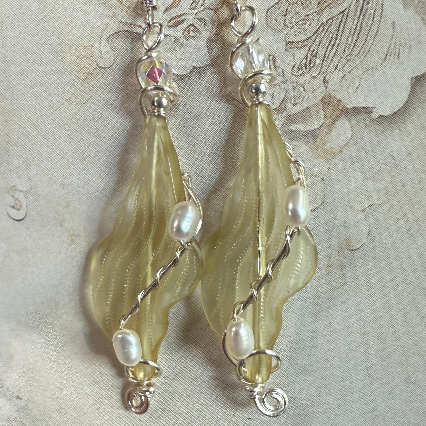 on the turning tide - kelp earrings