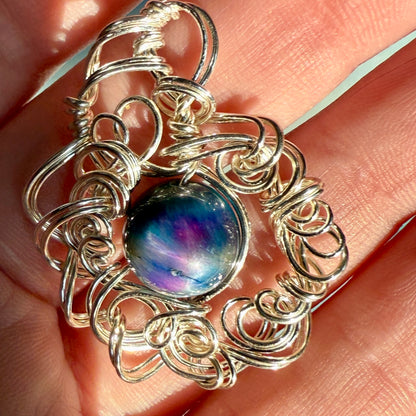 on the turning tide - nebula pendant
