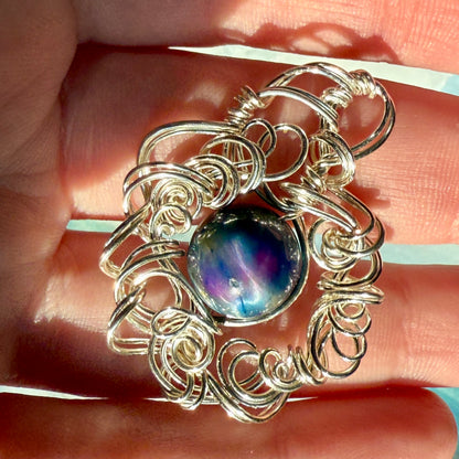 on the turning tide - nebula pendant