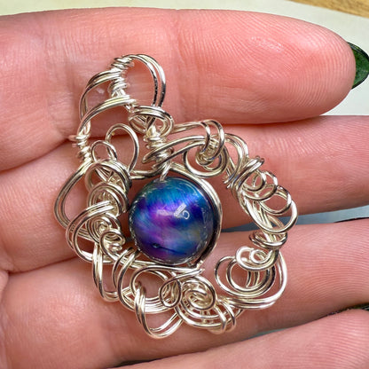 on the turning tide - nebula pendant