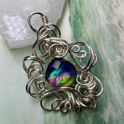 on the turning tide - brighter aurora pendant