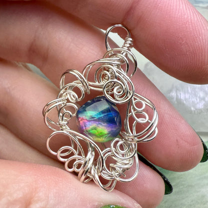 on the turning tide - brighter aurora pendant
