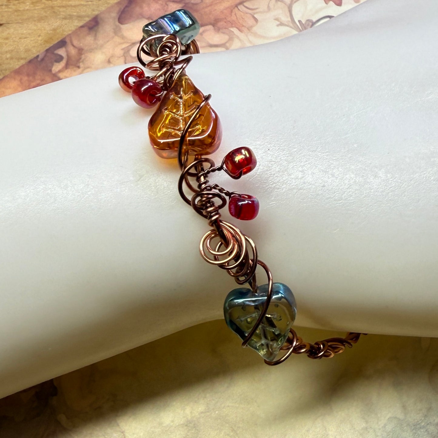 in the waiting woods - leaf & vine bracelet