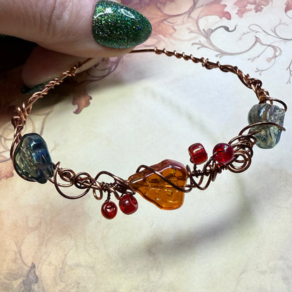 in the waiting woods - leaf & vine bracelet