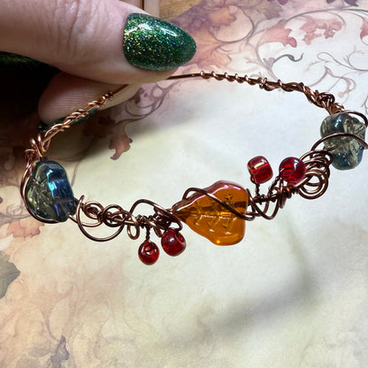 in the waiting woods - leaf & vine bracelet