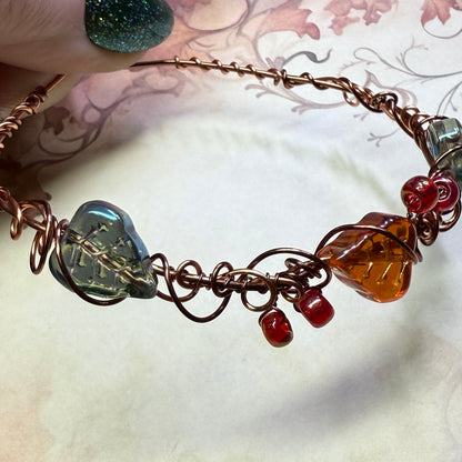 in the waiting woods - leaf & vine bracelet