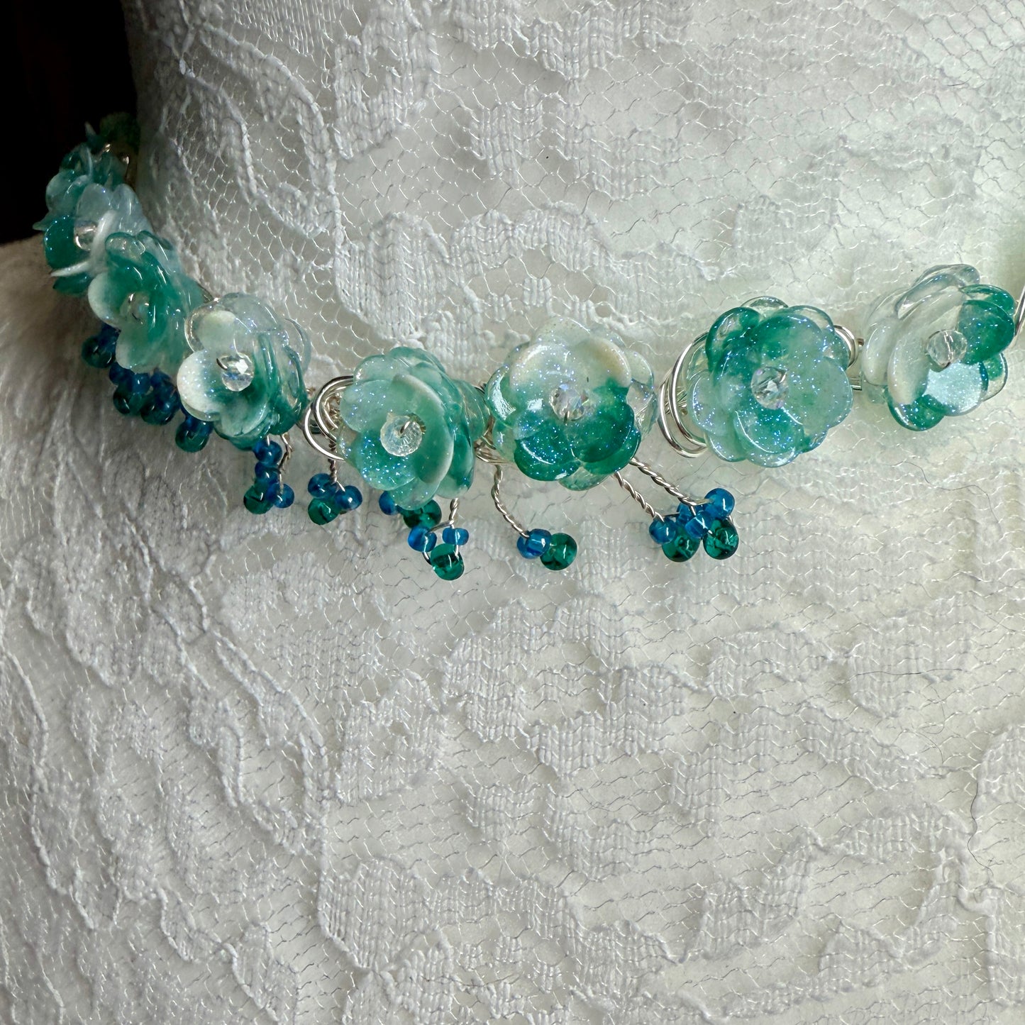on the turning tide - glow in the dark necklace