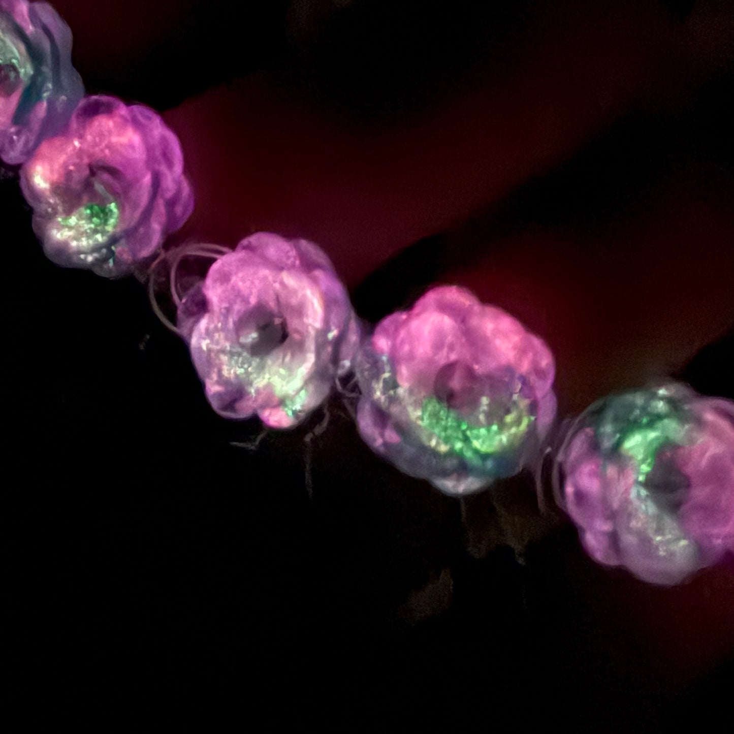 on the turning tide - glow in the dark necklace