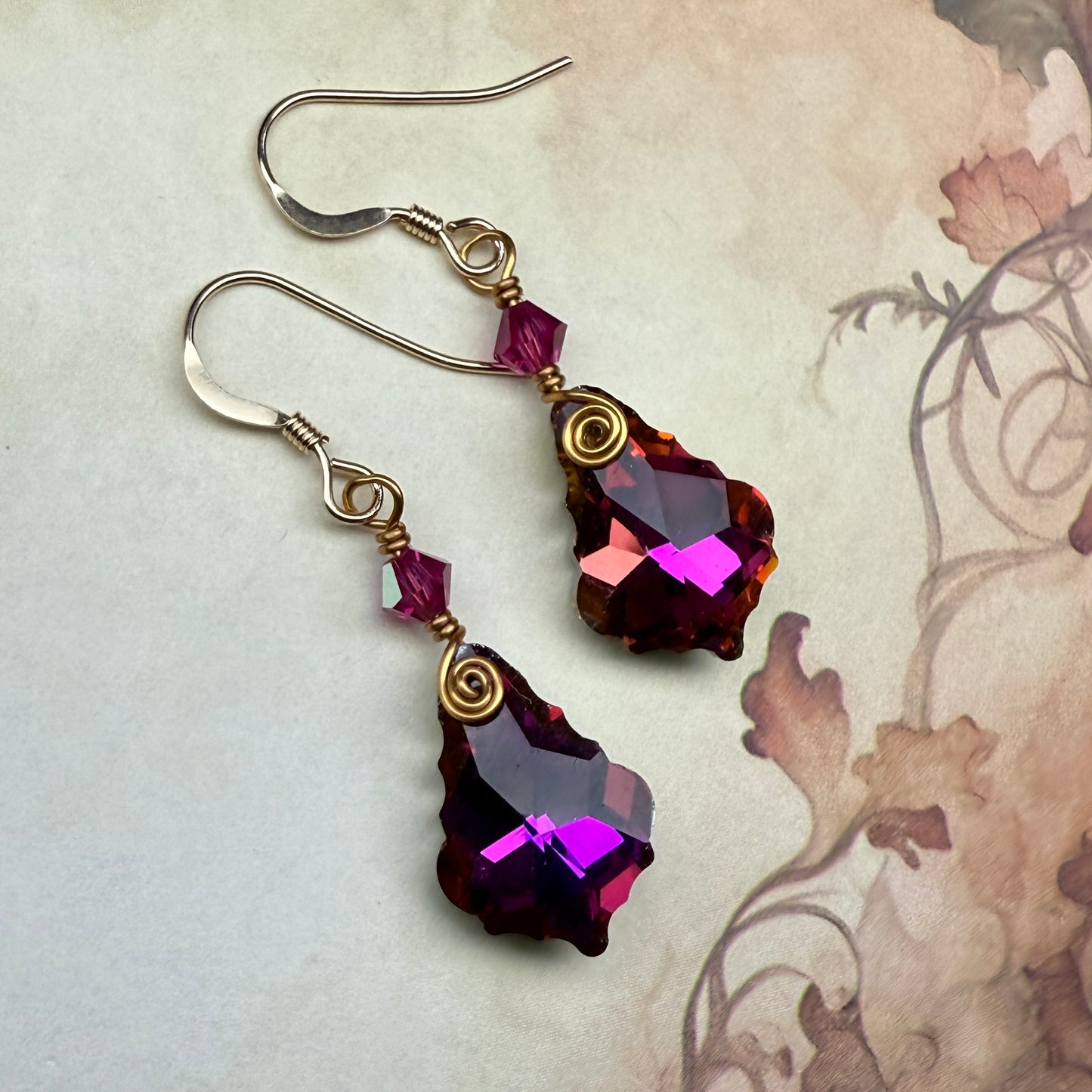 in the waiting woods - chandelier earrings