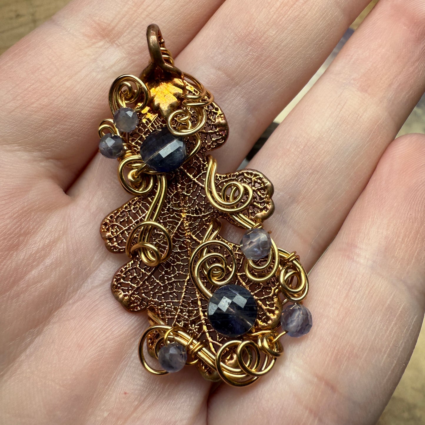 in the waiting woods - oak & iolite