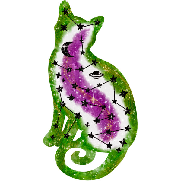 Celestial Kitty Greeting Cards