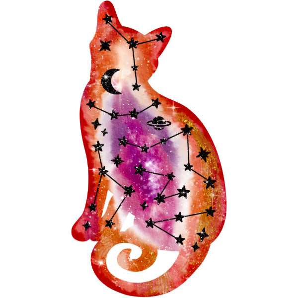 Celestial Kitty Greeting Cards