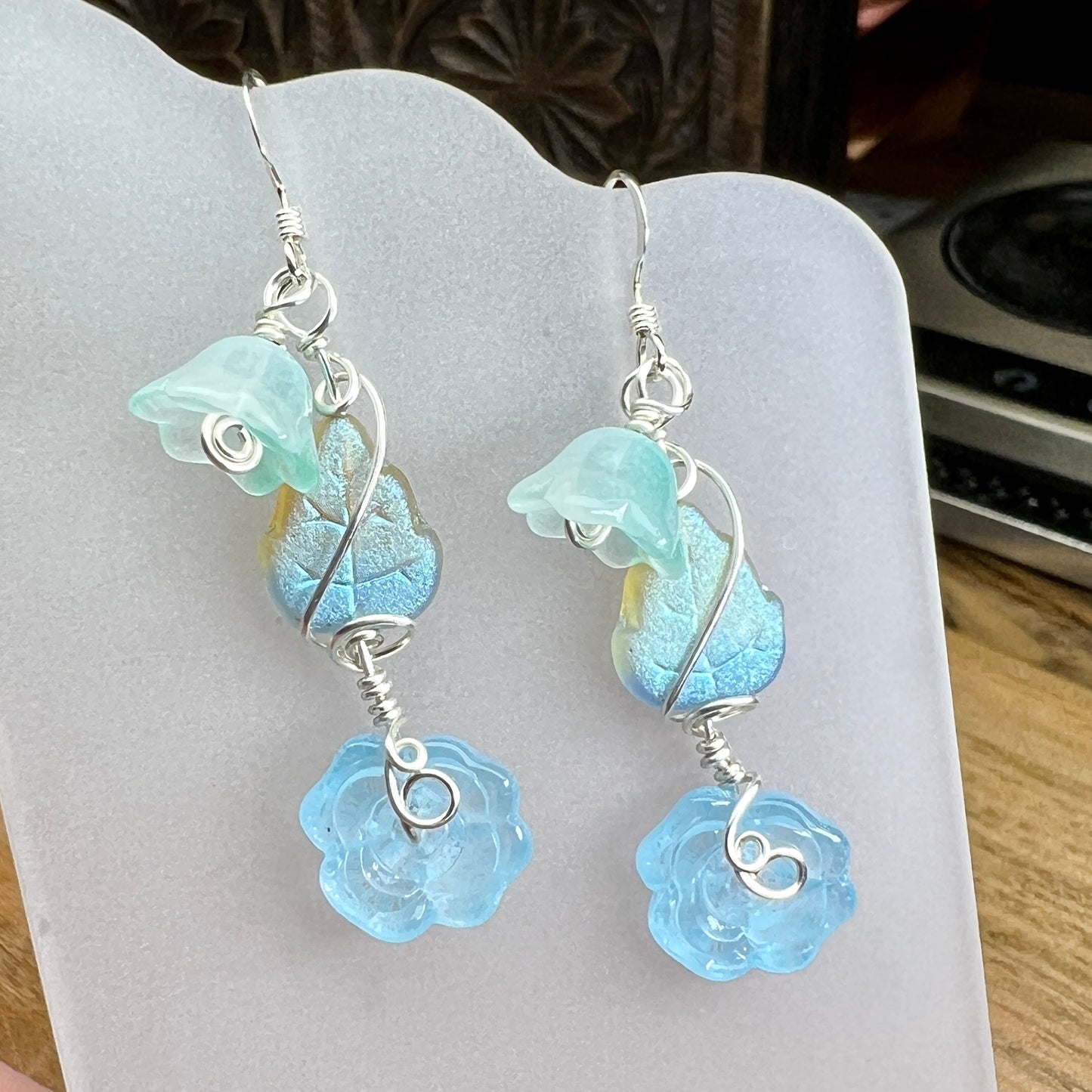 Ocean Flowers - LAST PAIR!