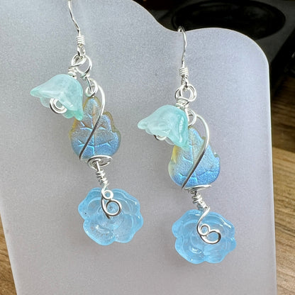 Ocean Flowers - LAST PAIR!