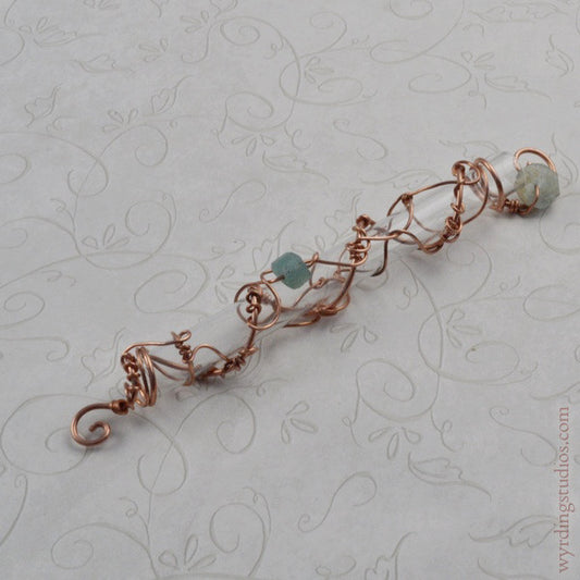 Roman Glass Mezuzah Case